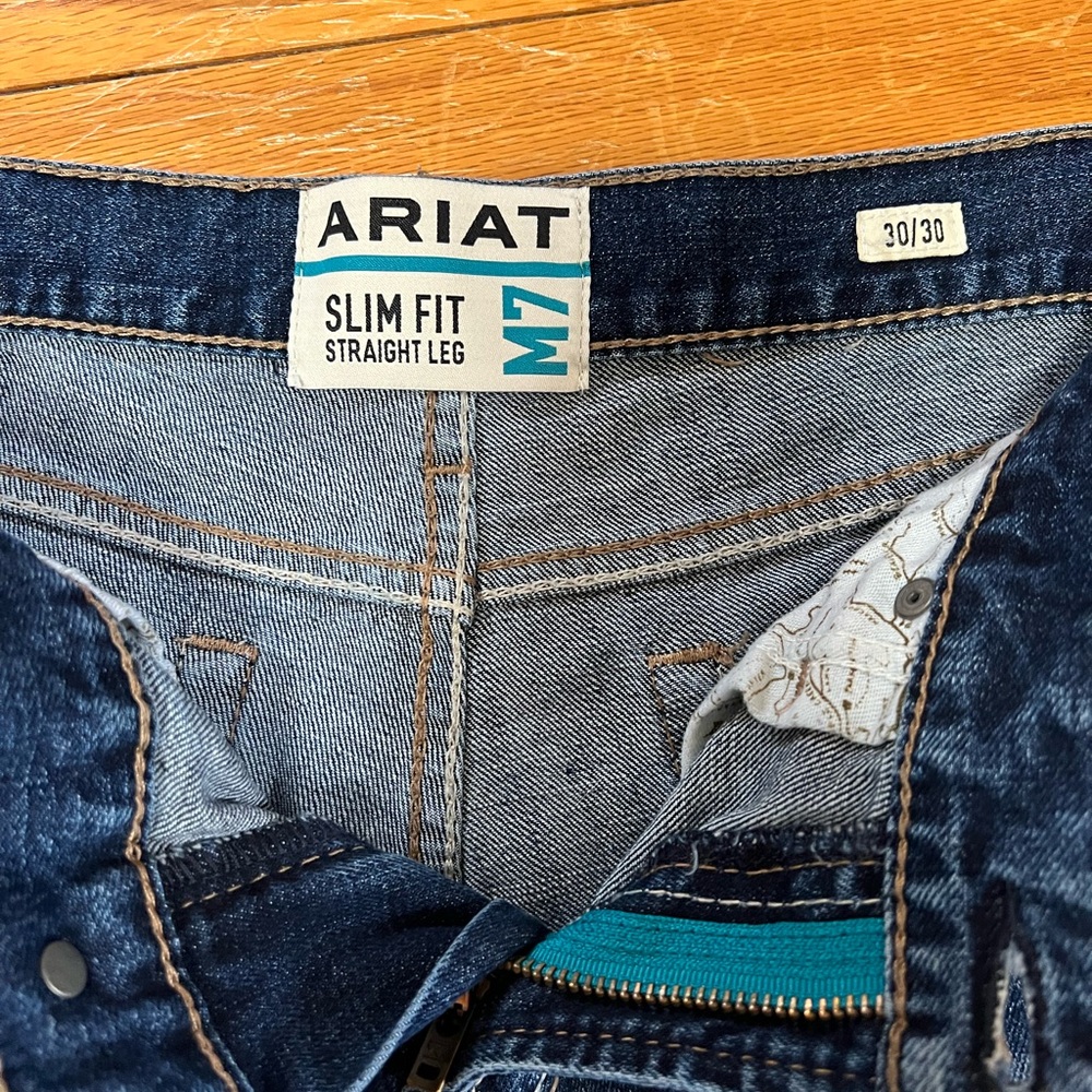 Ariat M7 Slim Fit Jeans in Dark Blue